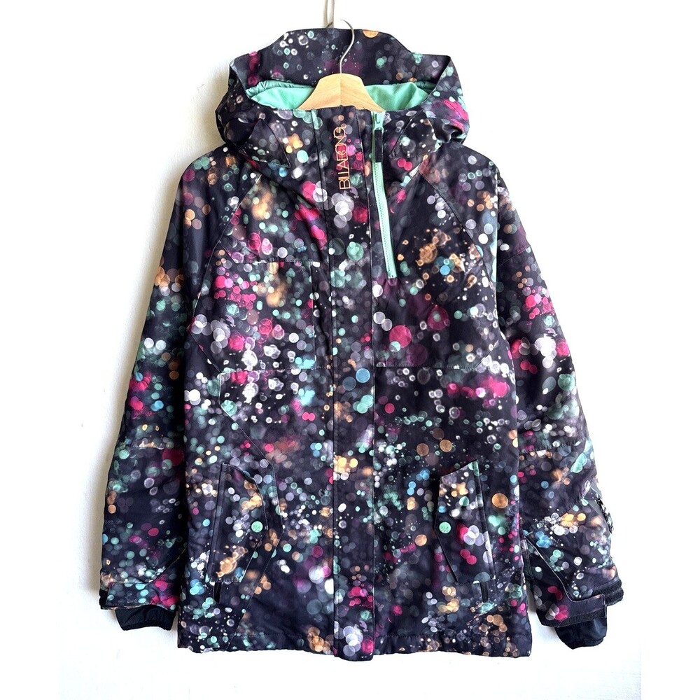 Billabong Anne-Flore Snowboard Jacket Women’s Small Colorful Abstract Ski Coat